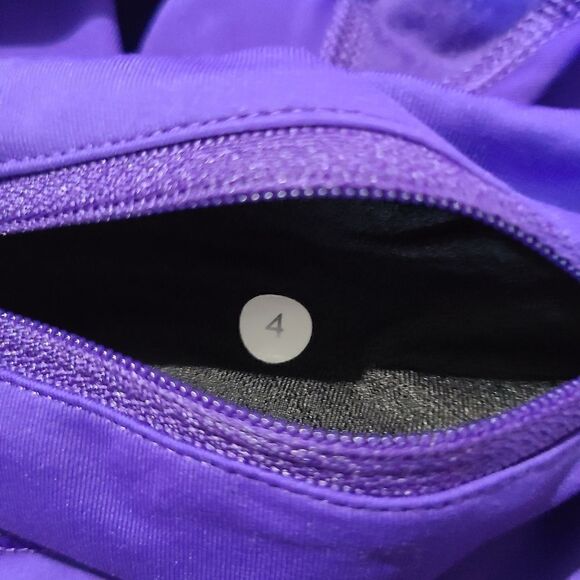 Lululemon Purple Blue Leggings Size 4 - Picture 7 of 7